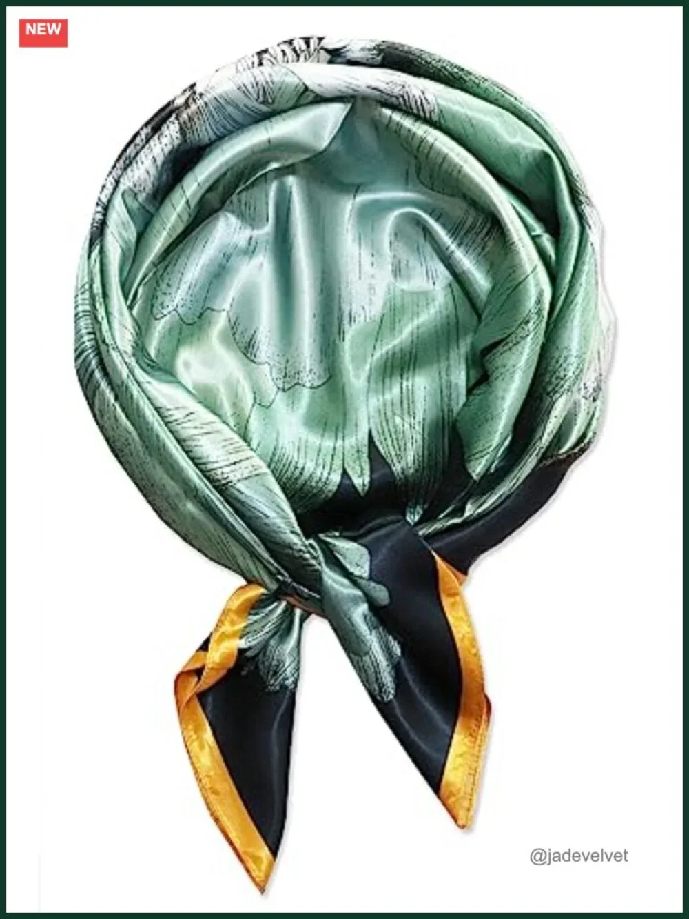 Satin Head Scarf for Women 35x35 Silk Feel Hair Wrap Bandana Neck Scarf